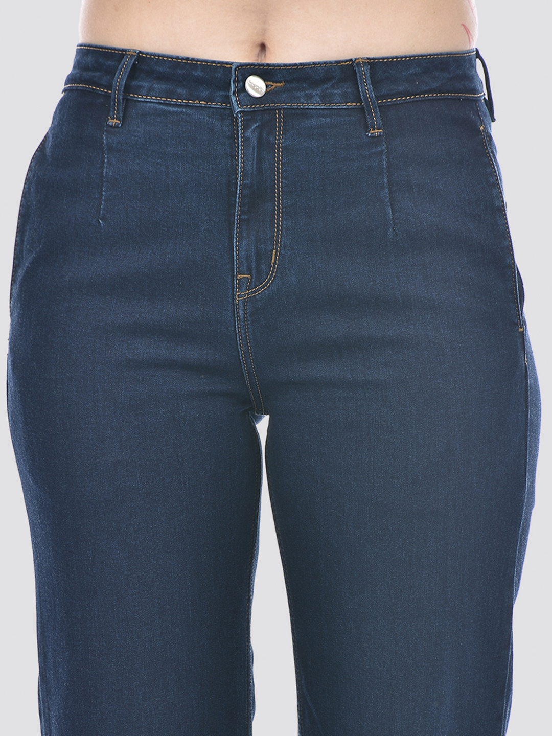 Numero Uno Women Mid-Wash Wide-Leg Sustainable Jeans